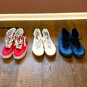 Set of 3 pairs of Vans Sk8 Hi